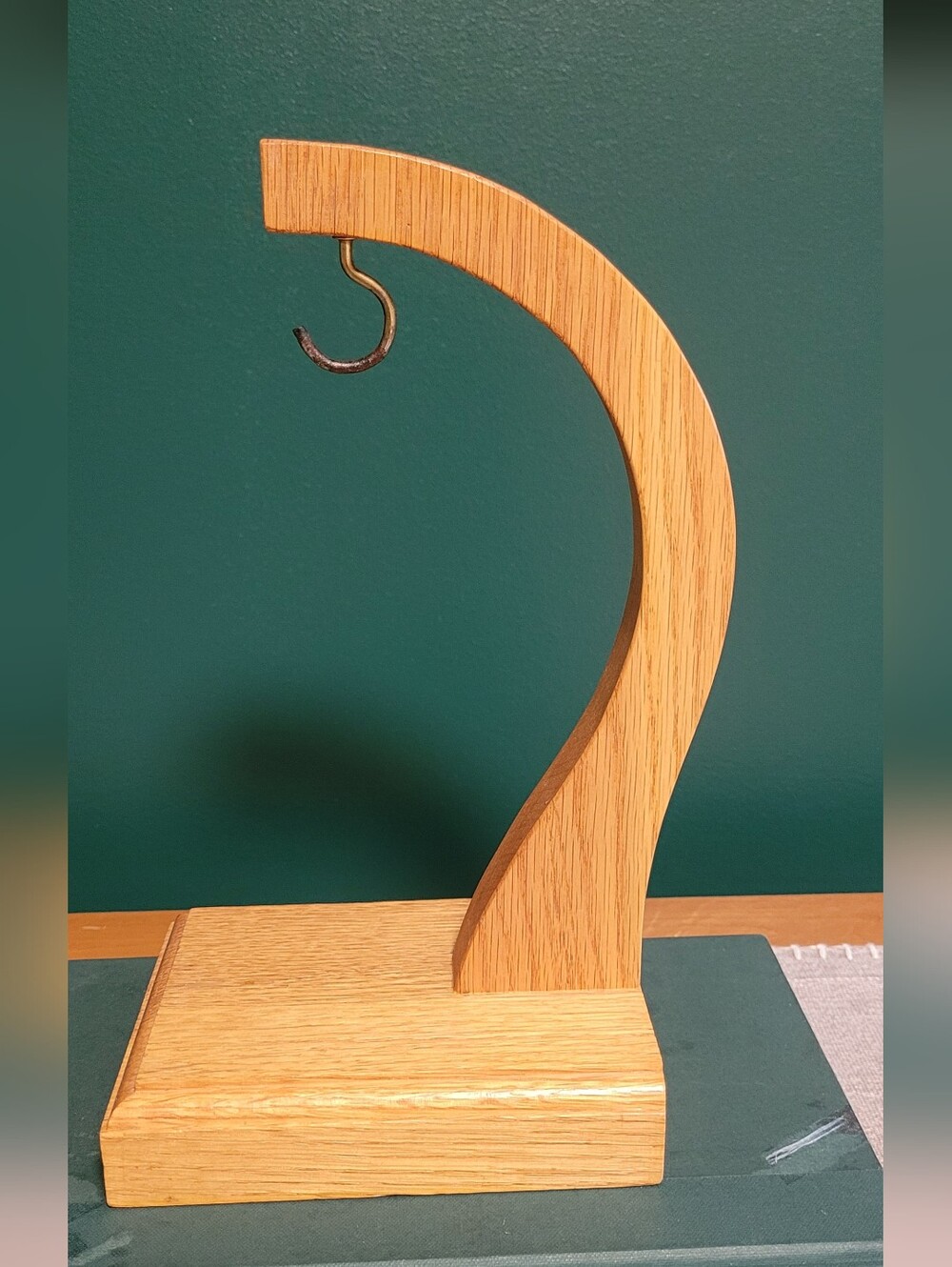💜2 for $10💜 Bundle and save Wooden Banana Hook Curved Arm - Natural Oak Finish